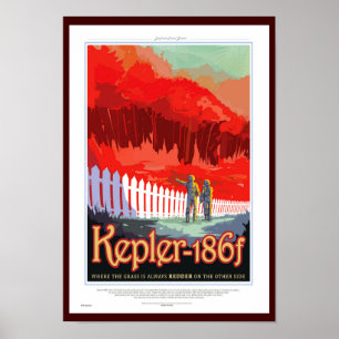 Poster de la NASA Future Travel Sci Fi - Kepler 18