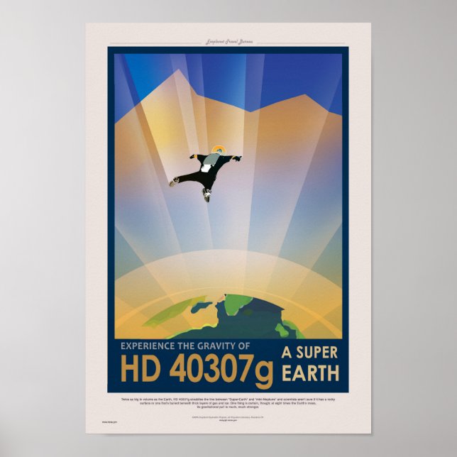 Poster de la NASA Future Travel Sci Fi - Super Ear (Devant)