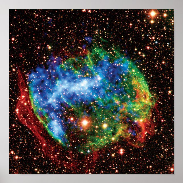 Poster de la NASA Supernova Remnant W49B Gamma Ray (Devant)