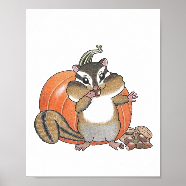 Poster de la nourricière animale sur mesure Cute C (Devant)
