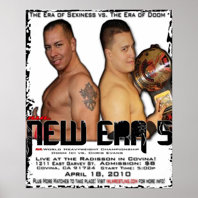 Poster de la nouvelle ère 5 de l'IWL! (Devant)