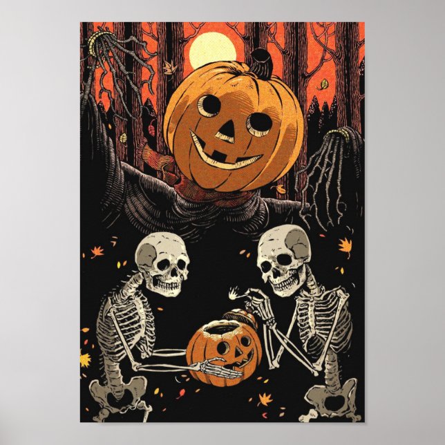 Poster de la nuit d'Halloween (Devant)