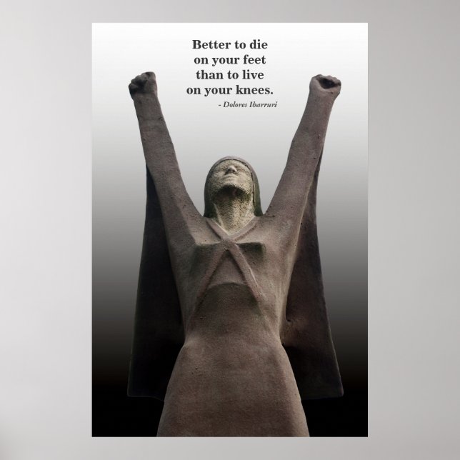 Poster de La Pasionaria Freedom Fighter Imprimer (Devant)