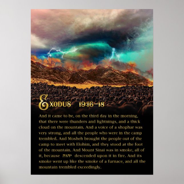 Poster de la Pentecôte du Sinaï (Devant)