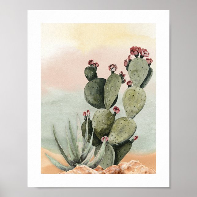 Poster de la pépinière Boho Cactus (Devant)