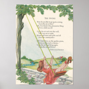 Poster de la pépinière Swing Robert Louis Stevenso