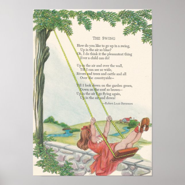 Poster de la pépinière Swing Robert Louis Stevenso (Devant)