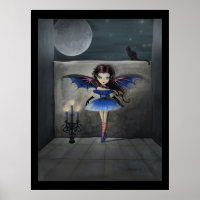 Poster de la petite danseuse gothique vampire