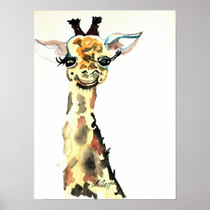 Poster de la petite girafe de CMCarlson
