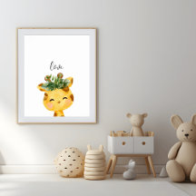 Poster de la petite Giraffe Baby