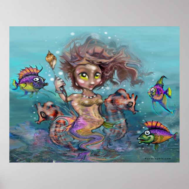 Poster de la petite sirène (Devant)