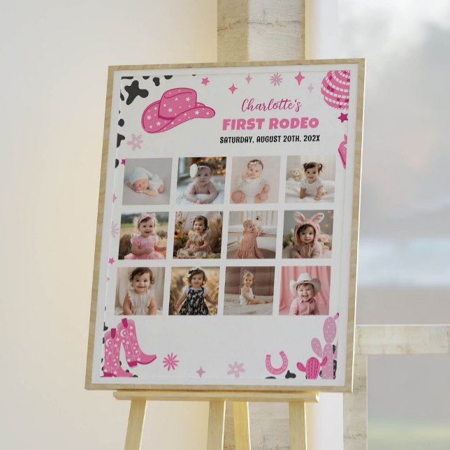 Poster de la photo de l'anniversaire de la fille D (Créateur téléchargé)