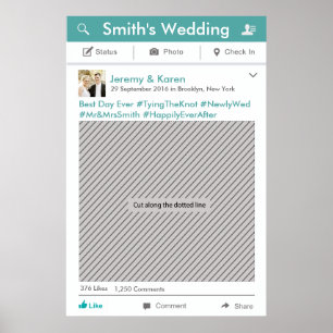 Poster de la photo du groupe de médias sociaux