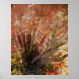 Poster de la photographie d'art des fleurs