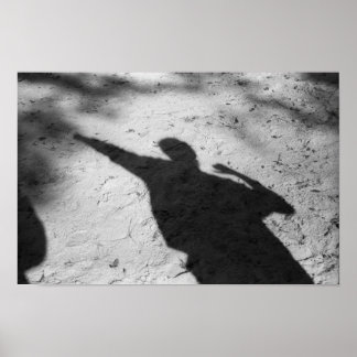 Poster de la photographie de lumière et d'ombre