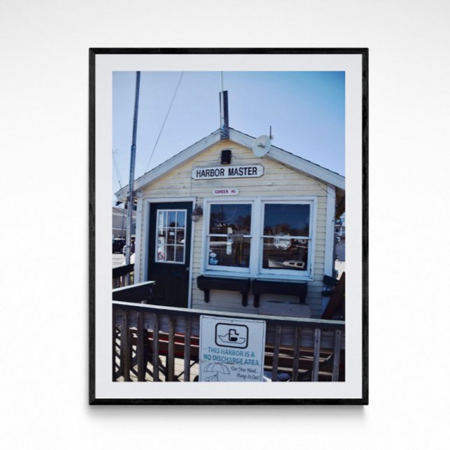 Poster de la photographie du capitaine du port (Créateur téléchargé)