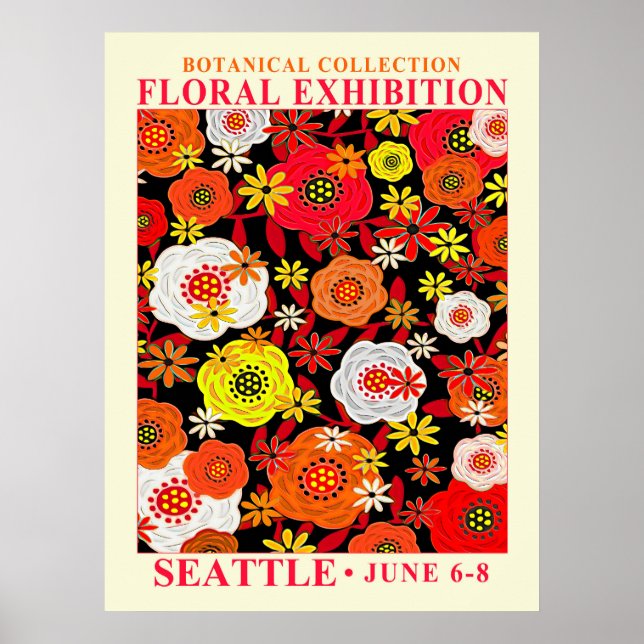 Poster de la pièce florale no 9 (Devant)