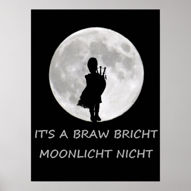Poster de la Pipe Highland dans Bright Moon (Devant)