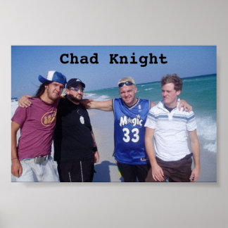 Poster de la plage de Chad Knight Band