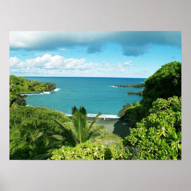 Poster de la plage de Maui (Devant)
