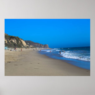 Poster de la plage de Zuma