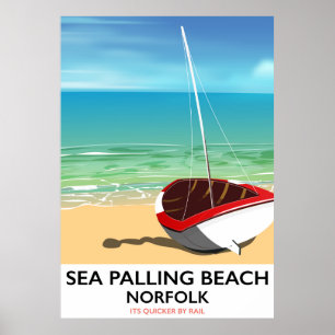 Poster de la plage Sea Palling Beach Norfolk