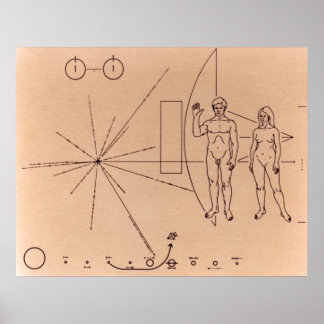 Poster de la Plaque Pioneer
