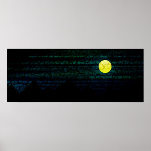 Poster de la Pleine lune de nuit noire