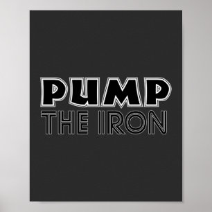 Poster De La Pompe De Fer Cover Gym Workster