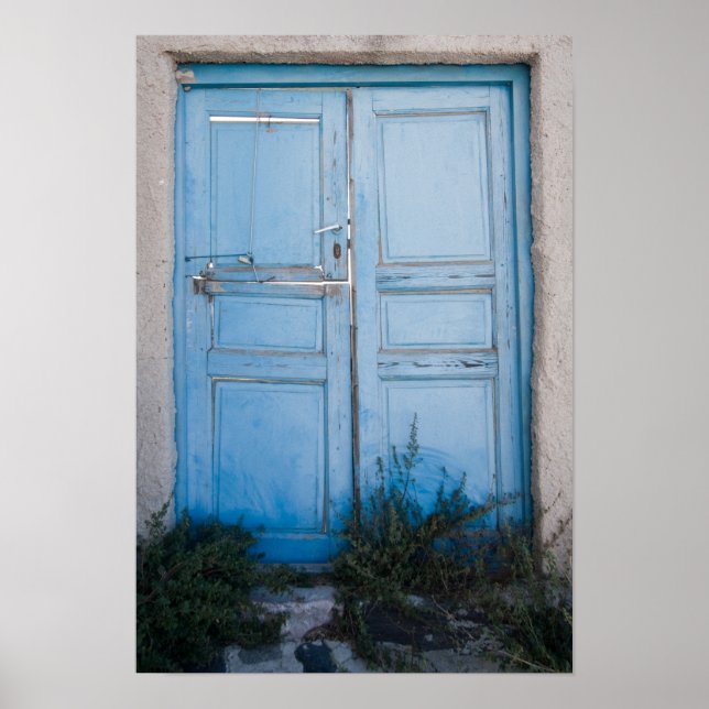 Poster de la porte bleue 1 (Devant)