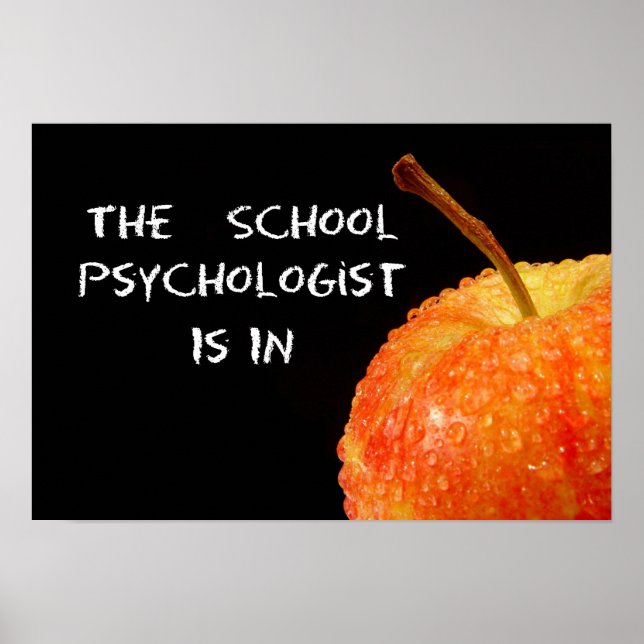 Poster de la porte du psychologue scolaire (Devant)