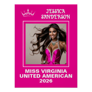 Poster de la porte du Titleholder Envoi Pageant