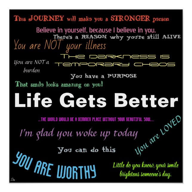 Poster de la positivité (Devant)