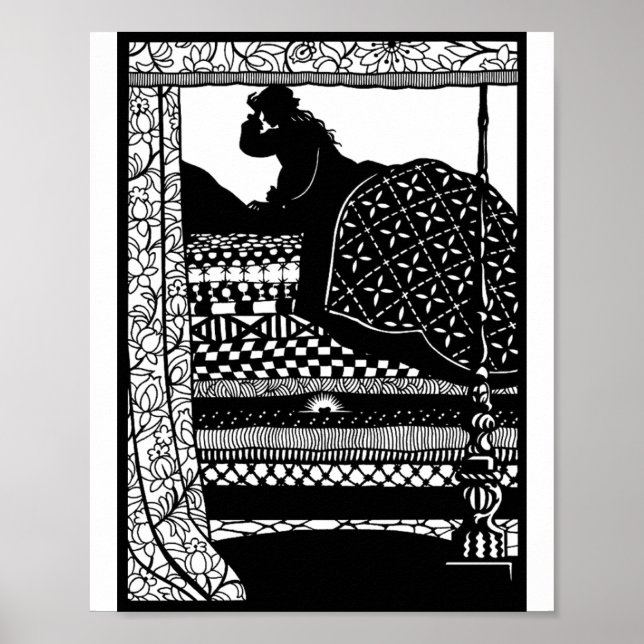 Poster de la princesse et du pois (Devant)