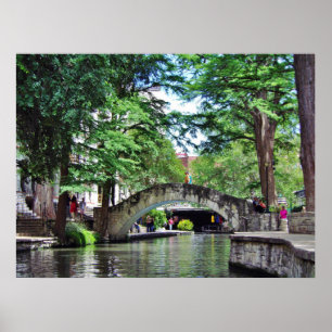Poster de la promenade de la rivière San Antonio
