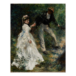 Poster de La Promenade Renoir Peinture Art