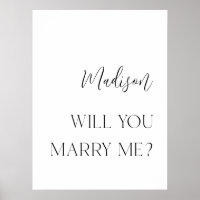 Poster de la proposition personnalisée moderne