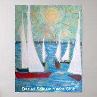 Poster de la régate de voile Dar es Salaam Yacht C