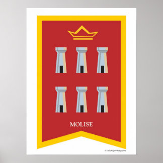 Poster de la région de Molise Italie