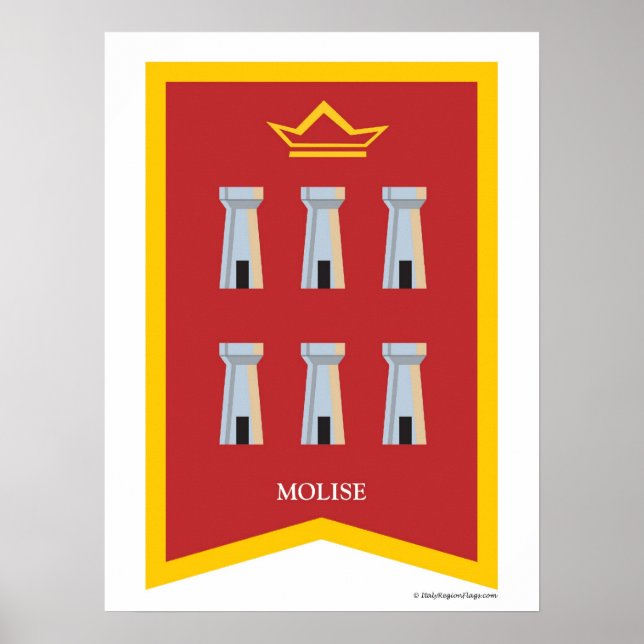 Poster de la région de Molise Italie (Devant)