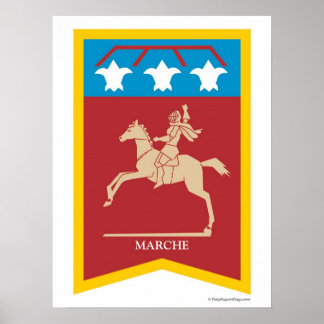 Poster de la région du Marche Italie