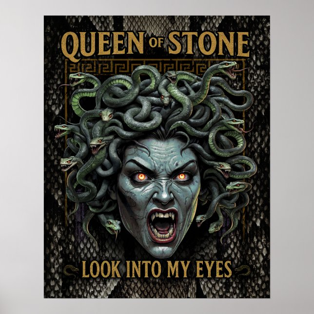 Poster de la Reine de Pierre de Medusa (Devant)