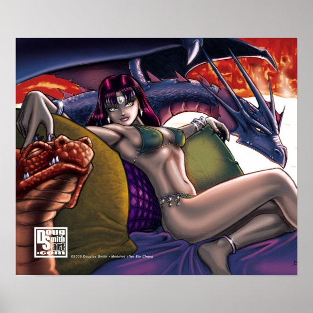Poster de la reine Dragon (Devant)