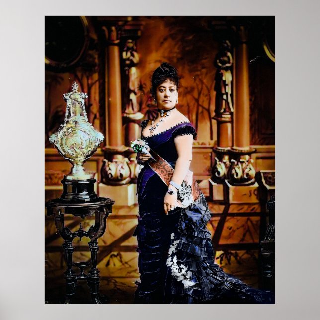 Poster de la reine Emma 1880 (Devant)