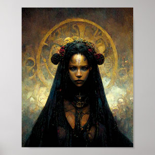 Poster de la reine Imaginaire Scifi Art