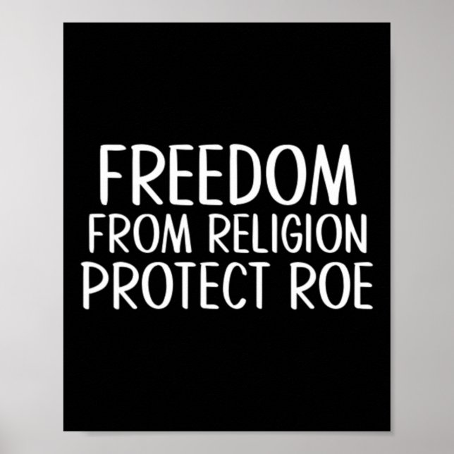 Poster De la religion protéger les droits d'avortement de (Devant)