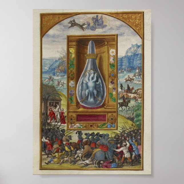 Poster de la Revue de guerre vintage (Devant)