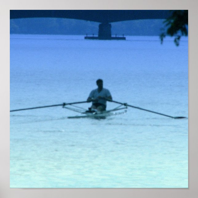 Poster de la rivière Sculling (Devant)