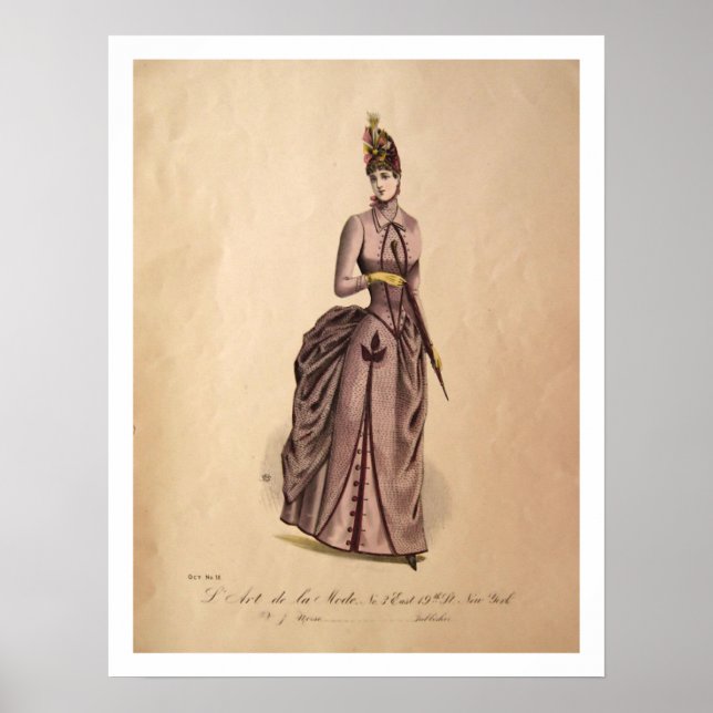 Poster de la robe de l'époque victorienne (Devant)