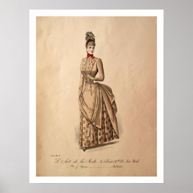 Poster de la robe de l'époque victorienne (Devant)